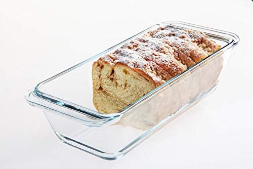 Sendez Kastenform 28 x 12 x 7,5 cm Made in EU Glas Pastetenform Backform Brotbackform Auflaufform Königskuchenform