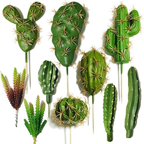 Cayway 10 Pz Succulente Artificielles Plantes Artificielle Cactus Succulentes Artificielles Petit Plantes Succulentes Artificielles Décoration pour La Maison Jardin Intérieur Décoration