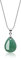 COAI Geschenkideen Damen Halskette 925 Sterling Silber Kette mit Träne der Engel Wassertropfen Anhänger aus Grünem Aventurin