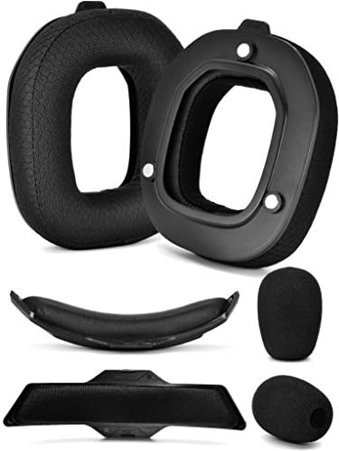 A50 Gen 3 Mod Kit – defean Ersatz-Ohrpolster und Kopfband, kompatibel mit Astro A50 Gen 3 Headset, Ohrpolster, hochdichter, zusätzliche Dicke (schwarzes, atmungsaktives Gewebe)