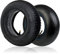 SPARES2GO Carretilla neumática de 3,50 x 8 pulgadas, 2 unidades, color negro