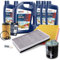 BESTPRICE Inspektionspaket Filterset mit 1x Ölfilter, 1x Kraftstofffilter, 1x Luftfilter, 1x Innenraumfilter, 1x Motoröl 5W-30 9 l, Kompatibel mit MERCEDES-BENZ VIANO (W639), VITO/MIXTO (W639)