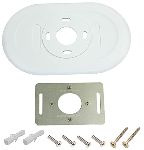 Thermostat Wall Plate Compatible with Google Nest Thermostat 2020 Trim Kit Accessory Fingerprint Resistant Decoration Bracket Mount