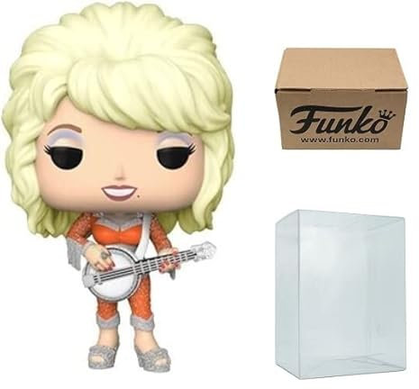 Pop Rocks: Dolly Parton. Vinyle #268 (livré avec étui de protection EcoTek et boîte d'expédition Pop pour une protection supplémentaire)
