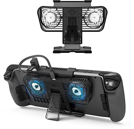 External LED Fan Cooling Cooler Holder Bracket For Steam Deck/Switch/Switch OLED Spare Part Accessories