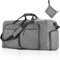 Vomgomfom 65L Faltbare Reisetasche, Große Sporttasche mit extra Kulturbeutel, Unisex, Orange