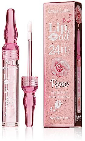 Rose Petal Moisturizing Lip Oil Long-lasting Moisturizing Toot Plumping Lip Oil Moisturizing Lip Balm Basic Lip Care Suitable for Dry Lips