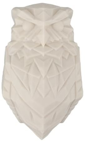 3D Animal Llight Show LED-Wandleuchte, LED-weiches Licht, Exquisite Kunstharz-Tier-Wandleuchte für Schlafzimmer, Büro, Wohnzimmer (Eule)