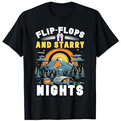Camping Flip Flops Camper Naturcamp Feriencamp T-Shirt