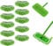 10 Pièces Lingettes Reutilisable pour Swiffer Sweeper,Lavables Mop de Chiffons de Rechange en Microfibre,SerpillièRe Humide Et SèChe en Microfibre, AdaptéEs à Tous Types De Sols