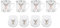 YöL 4 Christmas Glass Tumblers & 4 Coffee Mugs Stag Design Cup Xmas Table Decor