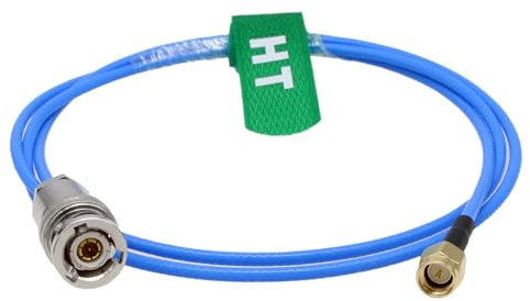 HangTon TRB Triax BNC auf SMA Kabel für 1553 Datenbuskoppler, Controller, Fernklemme, Luft- und Raumfahrt, Messtransformator, Induktoranwendung, 2 m