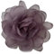 Broche Florale pour Femme, Motif Fleur 10 cm en Gaze, Fibre d'Acétate, 6 couleurs au choix, à porter sur Vêtement Robe Chemise Veste (Corail)