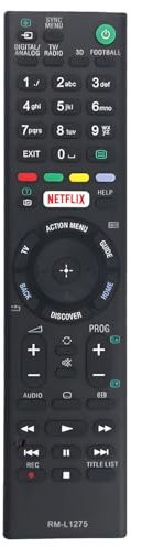 Telecomando di ricambio RM-L1275 per TV Sony RM-ED035 RM-ED036 RM-ED037 RM-ED038 RM-ED040 RM-ED041 RM-ED044 RM-ED045 RM-ED046 RM-ED047 RM-ED050 RM-ED050 RM-ED050 2 RM-EDGE 053 RM-ED054 RM-ED060