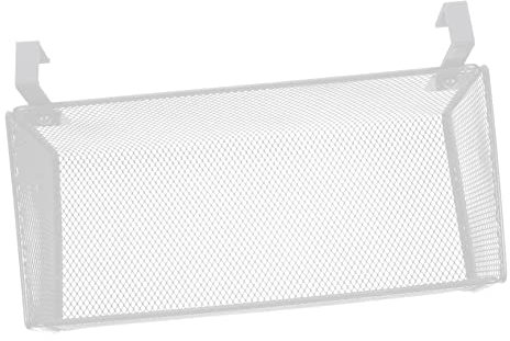 Alipis Metal Mesh Bedside Hanging Storage Basket Schmaler Metallkorb Mit Haken Für Studentenwohnheim Stabiler Bett Organizer Zur Aufbewahrung Von Büchern Obst Und Zubehör Platzsparend