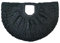 HuiYStar Paille fourre-tout sac de plage d'été sac de paille fait à la main en rotin tressé pour le voyage des femmes, Noir