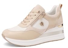 QUEEN HELENA Baskets Femme Semelle Épaisse Sneakers Casual Élégantes | Baskets femme à semelle épaisse, design moderne, détails élégants et fermeture à lacets, disponibles en trois coloris.