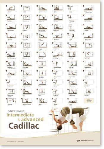 STOTT PILATES Wall Chart - Intermediate/Advanced Cadillac