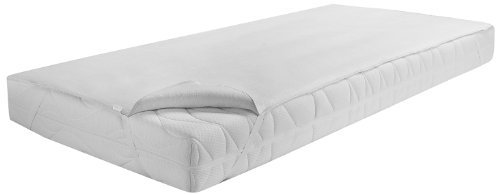 Dormisette Q70 wasserdichte atmungsaktive Matratzenauflage, für Matratzen Größe 90/190 cm, reinweiß
