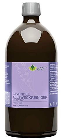 eMC Allzweckreiniger Lavendel – Die natürliche Wahl für strahlende Sauberkeit & ein angenehmes, lang anhaltendes Lavendel-Aroma - mit probiotischen Mikroorganismen, 1 Liter
