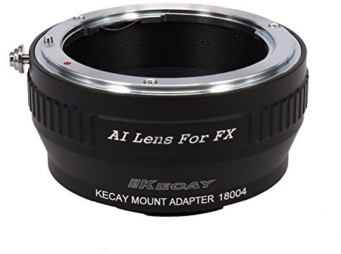 KECAY Objektiv Mount Adapter Ring Objektiv Adapterringe für Nikon AI Objektiv auf Fujifilm FX Kamera X-Pro1, X-E1, X-E2, X-A1, X-M1, X-T1, X-T10, AI-FX