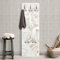 Bilderwelten Garderobe - Top Blumen Garderoben, Größe HxB:105cm x 34cm, Motiv:Weiße Rosen