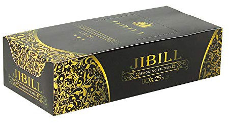 JIBILL Filtro a Carbone Attivo Slim Ø 7,7 mm 100 Pezzi