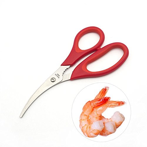 Lanker Hummer Garnelenschere für Meeresfrüchte etc, Edelstahl, Schalenriss, Küchenutensilien KT46