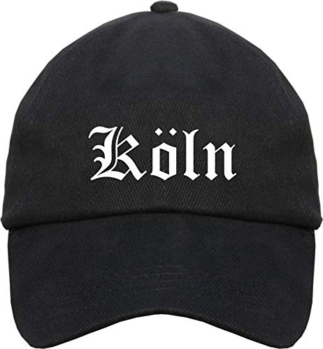 sostex Köln Cappy - Altdeutsch Bedruckt - Schirmmütze Cap Einheitsgröße Schwarz
