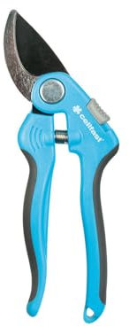 CELLFAST Bypass Gartenschere Zweihändige Rosenschere Zum Schneiden Frischer Zweige Äste Triebe Rosen Rutschfester Griff Maximale Schnittdurchmesser 45 mm Antihaftbeschichtete Klinge