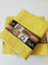 Sue Rossi Ltd Pack of 3 Luxury Cafe Cafe 100% Cotton Embroidered Hand Kitchen Tea Towels (yellow)