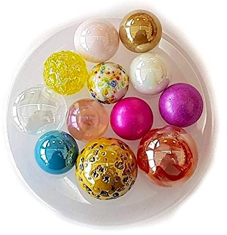 55 Glas Murmeln Funkelnd - Murmel Tasche - MeineMurmeln