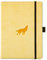 Dingbats - Taccuino Medio A Puntini Della Fauna Selvatica, Lupo Crema, A5 - Pelle Pu - Carta Perforata, Color Crema 100 G/mq A Prova Di Inchiostro