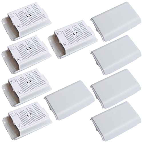 Lot de 10 coques de protection pour manette sans fil Xbox 360 - Blanc