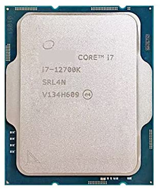 matériel Informatique Core i7-12700K i7 12700K 3,6 GHz Processeur d'unité Centrale à Douze cœurs à Vingt Fils 10NM L3 = 25M 125W LGA 1700 Haute qualité