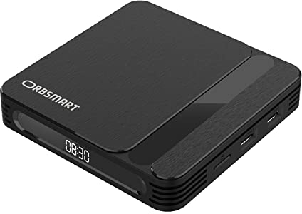 Orbsmart Android TV Box S87+ 4K (Ultra-HD) HDR10+ Smart TV AV1 (Quad-Core CPU S905W2, 4GB RAM, WLAN-AC, Bluetooth 4.2)
