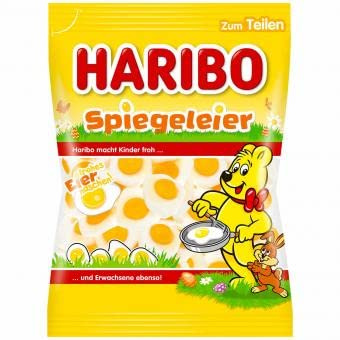Haribo Spiegeleier, Fruchtgummi + Schauzucker,175 g Beutel