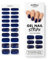 MOYOU London Semi Cured Gel Nail Strips - 20 Pcs. Nail Wraps for Salon-Quality Manicure - Works with Any UV Lamp - Easy to Apply, Trim, & Remove Gel Stickers