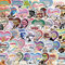 Retro Love Stickers for Laptop (49 PCS),Gift for Children Teens Adults Girl Boys,Waterproof Stickers for Water Bottle,Cat Vinyl Stickers for Scrapbook,Skateboard,Bike,Phone,Dairy