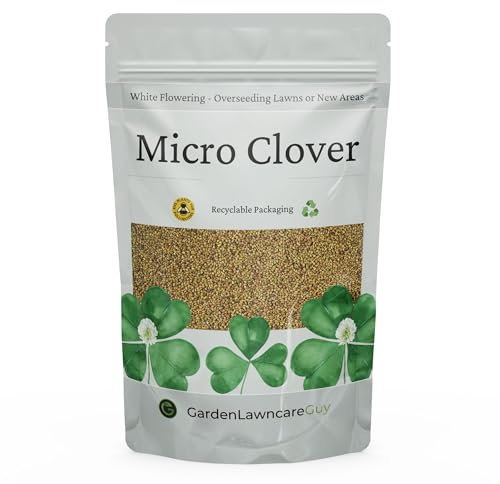 Micro Clover Seed UK - Small Leaf White Clover Seed for Sowing, Soil Improver and Ground Cover Crop (Trifolium Repens Pipolina)