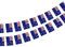 Pandiui23 Neuseeland Flagge 40 Stück, 11.4M Girlande, 14x21cm Wimpel, Patriotisch, Polyester, Wasserdicht, 18 cm x 24 cm
