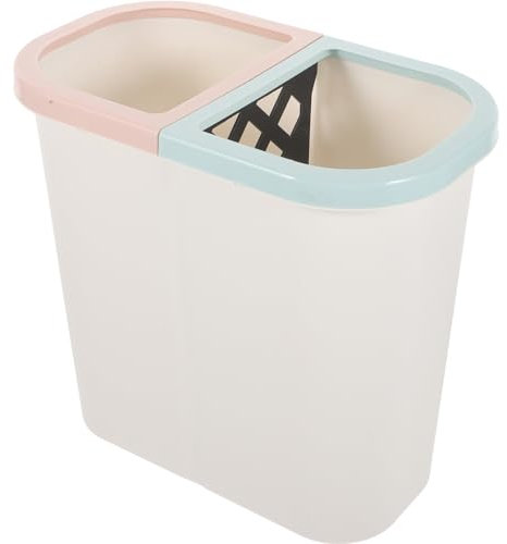 KOMBIUDA Sortier Mülleimer Mülleimer Abfluss Mülleimer Doppel Mülleimer Müllcontainer Müllcontainer Badezimmer Mülleimer Doppelfach Mülleimer Doppel Mülleimer Hausmülleimer