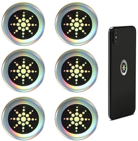6 Stück Strahlenschutz Handy Aufkleber,Strahlenschutz Handy,EMF Strahlenschutz Handy Aufkleber,Aufkleber Strahlung Abschirmung Sticker,für Computer,Radio,Laptop,Tablet-PC,Fernseher