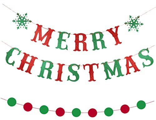 CHILDWEET 1satz Weihnachtliche Bannerdekoration Festlichen Papierfahnen Für Partys Und Feiern Für Weihnachtsdekoration Und Festliche