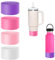 4 Stück Tumbler Bottom Protector Flask Silikonmanschette, Silikonmanschette für Tumbler Boot Stanley Cup, Silikon Schutzmanschette für Stanley Quencher Adventure 40oz & Stanley IceFlow 20oz 30oz