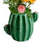 Dtaigou Florero de Cactus de cerámica, florero de Cactus,Jarrón Decorativo Lindo contenedor de jarrón - Florero de Mesa floreros pequeños, decoración de Escritorio de florero Floral, decoración de