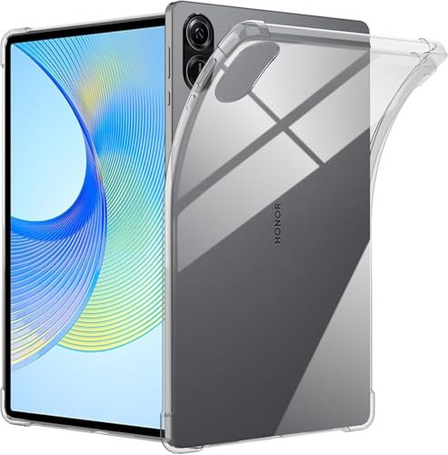 World biz Clear Case for Honor Pad X9 / Honor Pad X8 Pro 11.5 inch 2023 Tablet, Flexible Transparent Soft Bumper TPU Reinforced Corner, Shockproof Cover for HONOR Pad X9 11.5''