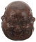 Zerodeko Wooden Buddha Head Statue for Home Decor Handcrafted Wood Figurine Serene Craft Sculpture for Zen Ambiance and Buddhist Culture Enthusiasts