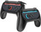 Procase Juego de 2 Empuñaduras para Joy-Con y Nintendo Switch 2 Controller 2025, Soporte Ergonómico y Antideslizante para Mandos, Accesorios para Nintendo Switch 2 – Negro
