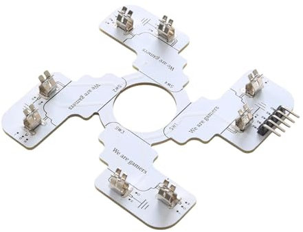 harayaa Joystick PCB Piezas de Joystick para PCB Jlf Reemplazo de Joystick Arcade Accesorios de Juego DIY Pieza de Reparación para TP-ma, Blanco